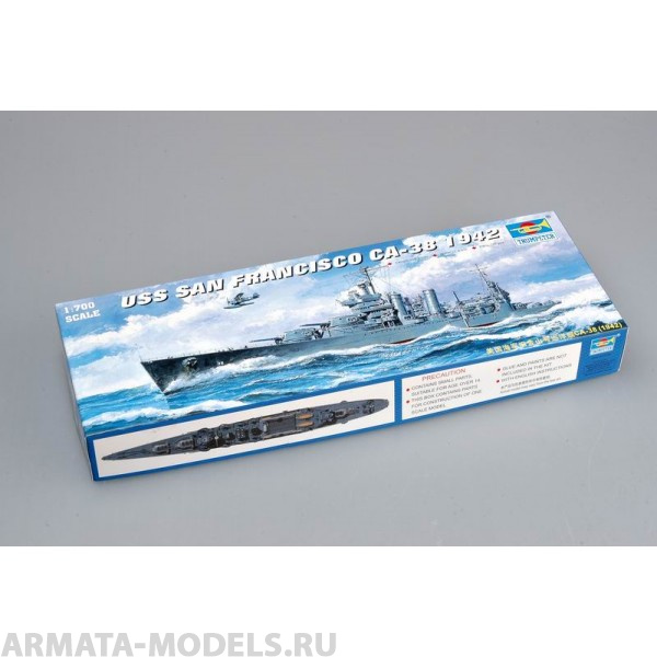 05746P USS San Francisco CA-38 (1942) Trumpeter