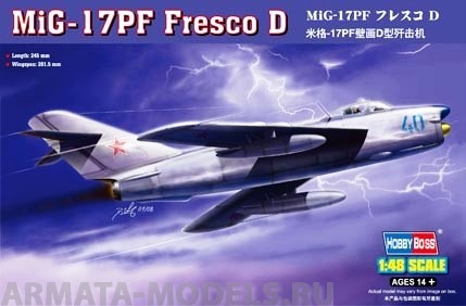 80336 Самолет MIG-17PF Fresco D Hobby Boss