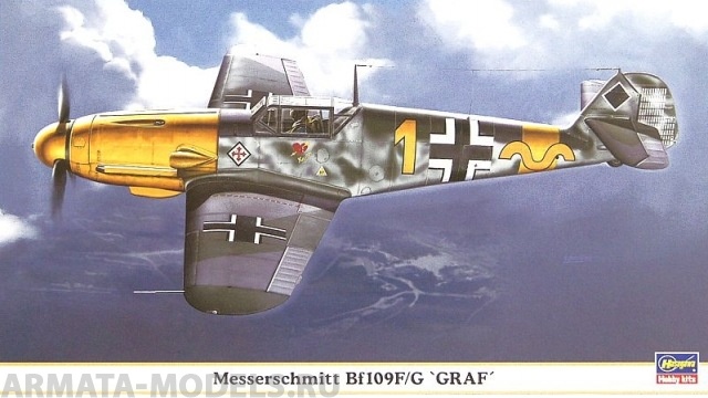 09774 Самолет Bf-109F/G GRAF Hasegawa