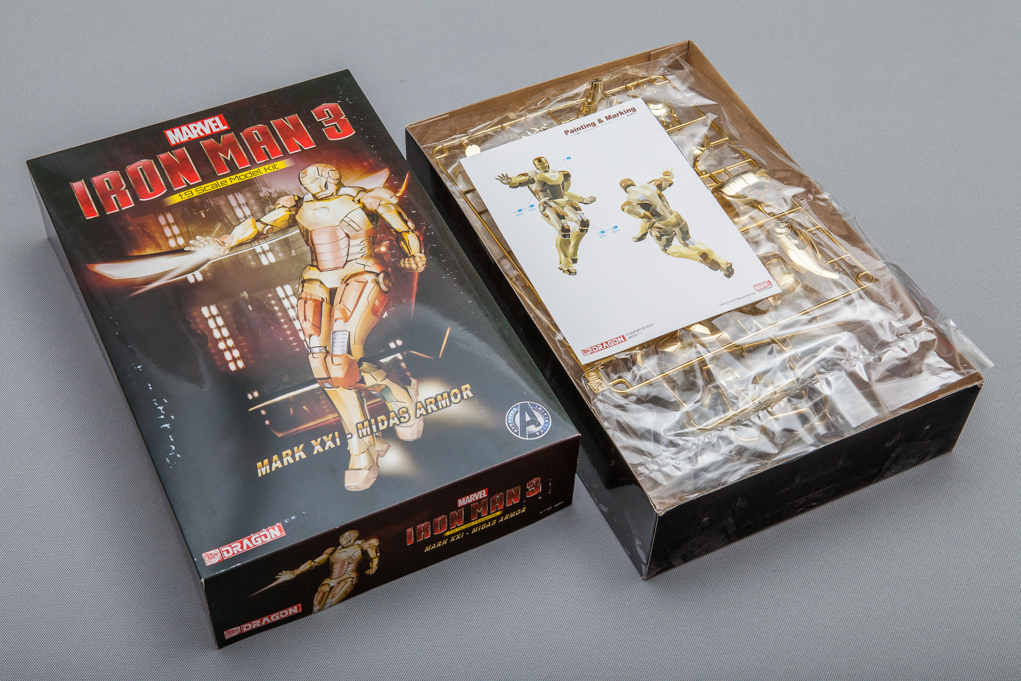 38331Д Железный Человек 3 - Mark 21 Midas Dragon