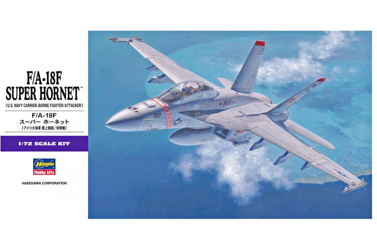 00548  Самолет F/A-18F Super Hornet Hasegawa