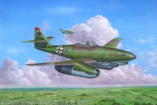 80376 Самолет Me 262 A-2a Hobby Boss