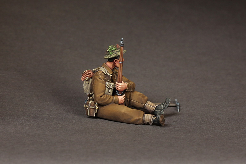 35138SOGA British infantryman at rest. SOGA Miniatures
