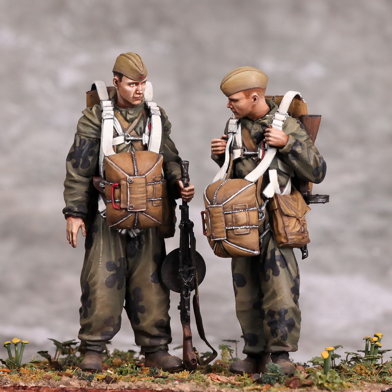 3108SOGA Расчёт ручного пулемёта ДП-27 ВДВ РККА. 1941 г. SOGA Miniatures