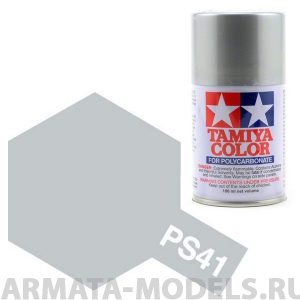 86041T Краска для поликарбоната PS-41 Bright Silver