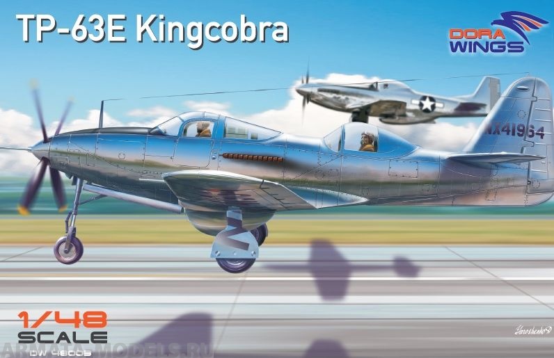 DW48003 Истребитель-бомбардировщик TP-63E Kingcobra, двуместный Dora Wings