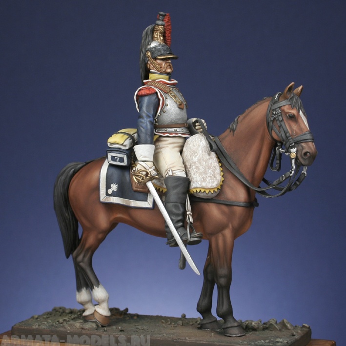 C7CUIR Фигура. Офицер 7-го кирасирского полка 1805 г Metal Modeles