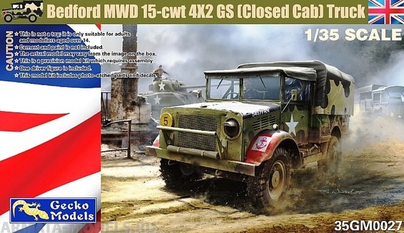 35GM0027 Автомобиль Bedford MWD 15-Cwt 4x2 Gs GECKO MODELS
