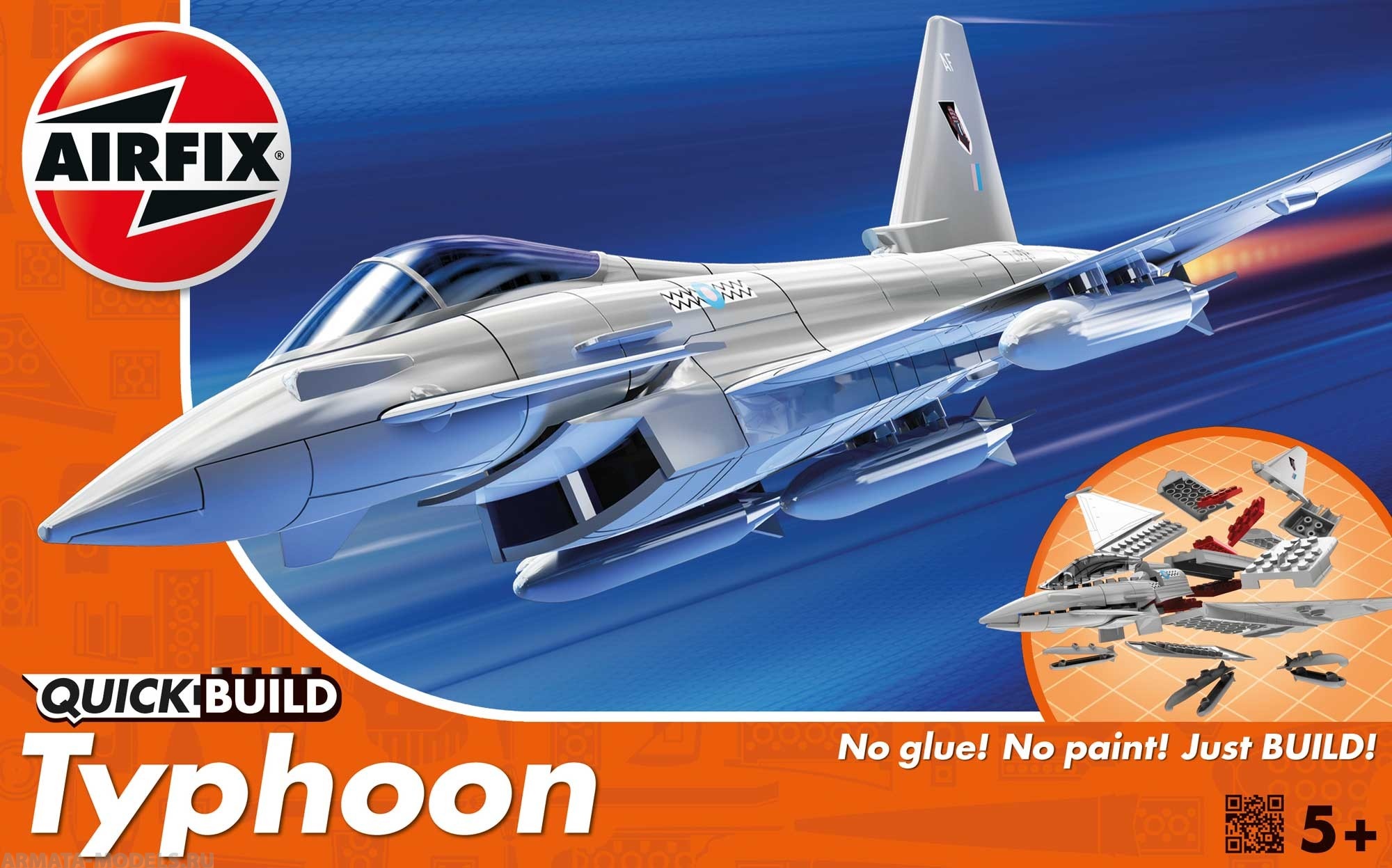 J6002 QUICKBUILD Typhoon  Airfix
