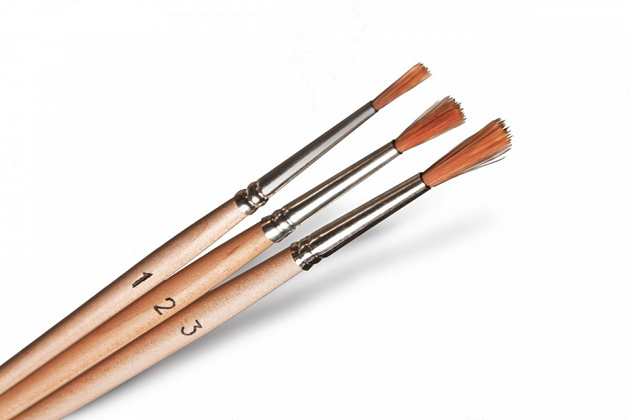 1104 Набор кистей №1(круглые №№1,2,3)