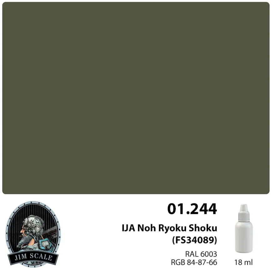 01.244JIM Краска IJA Noh Ryoku Shoku (FS 34089)