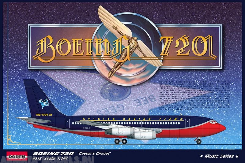 Rod318 Самолёт Boeing 720 ‘Caesar’s Chariot’ Roden