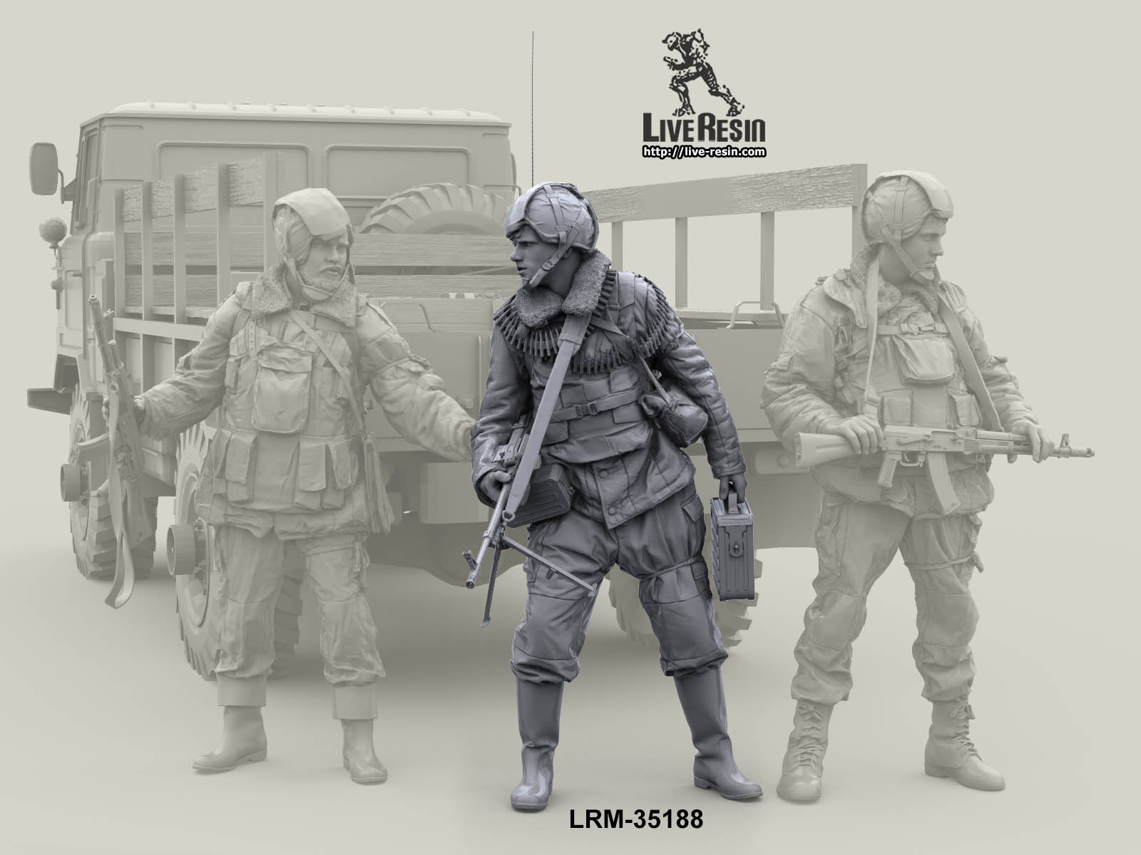 LRM35188 Военнослужащие ВВ, готовятся к атаке - 2 Live Resin