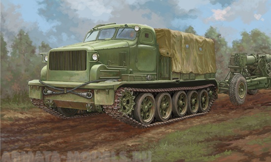 09501 Тягач  AT-T Artillery Prime Mover  Trumpeter