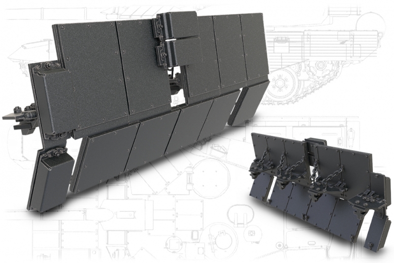 35267MIN Т-90М (обр 2023г) Комплект кормовой бронировки
