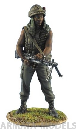 FL35049 US 25th Infantry Division Standing with M-60 First Legion