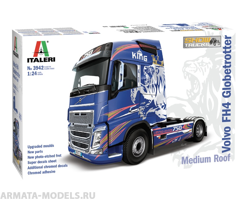 3942ИТ Грузовик Вольво FH 4 Italeri