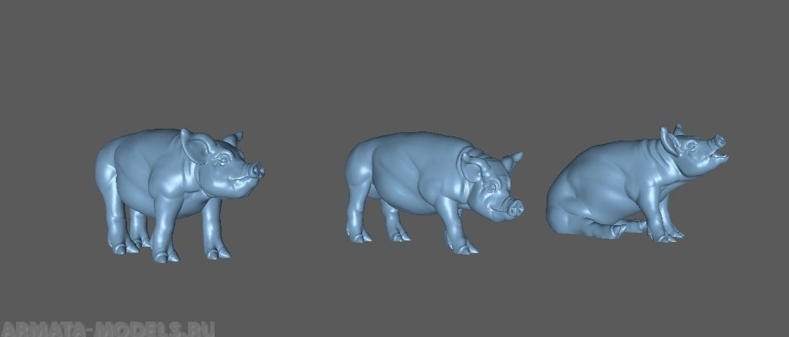 НЕ-35013 Хрюшки (3шт) Hobby Expert