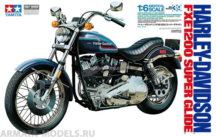 16039 Harley Davidson FXE1200 - Super Glide (ограниченная серия) Tamiya