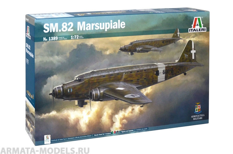 1389ИТ  Самолет SM-82 MARSUPIALE Italeri