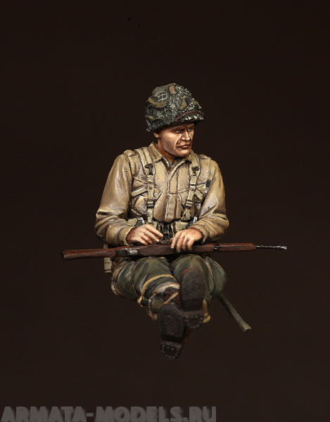 3577SOGA U.S. Army Airborne on Sherman. SOGA Miniatures