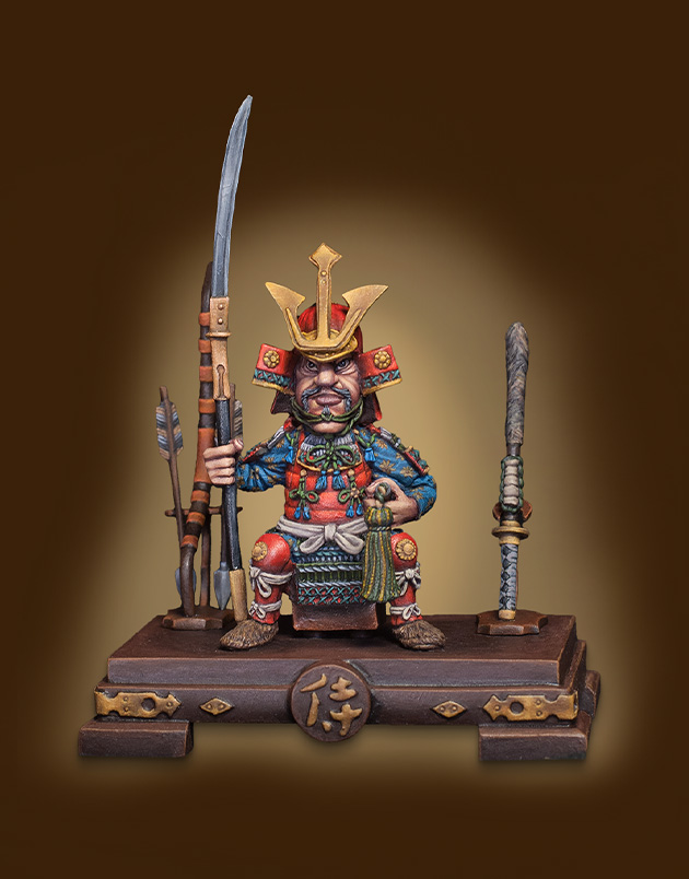 CM-H04 Декоративная фигурка из смолы Сегун (Shogun) ScaleBro
