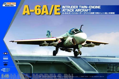K48034 A-6A/E Intruder Twin Engine Attack Aircraft Kinetic