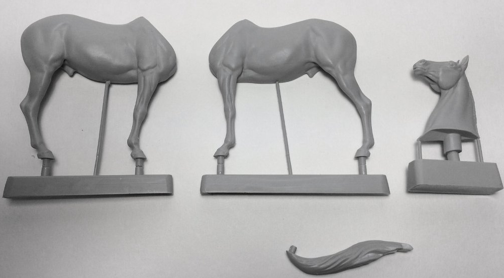 CHM-54138. Животные: Лошадь №3(54). 54 мм. Материал - смола. Chronos Miniatures