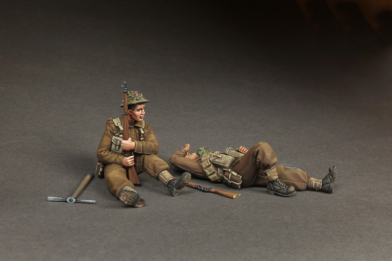 3617SOGA British infantrymans at rest. SOGA Miniatures