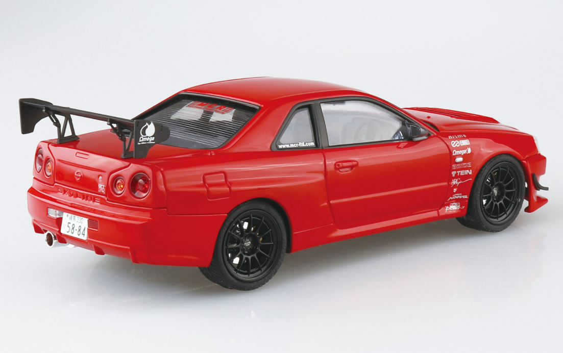 06351 Nissan Skyline GT-R R34 MCR Aoshima