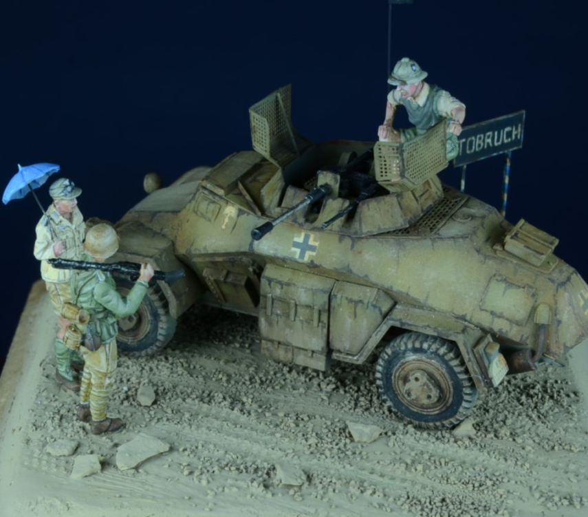 72002DM Afrikakorps set 1 D-Day Miniature Studio