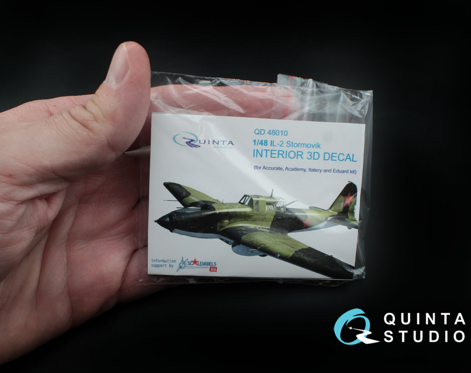 QD48010 1:48 3D Декаль интерьера кабины  Ил-2 (для моделей  Accurate/Italery/Academy/Eduard)