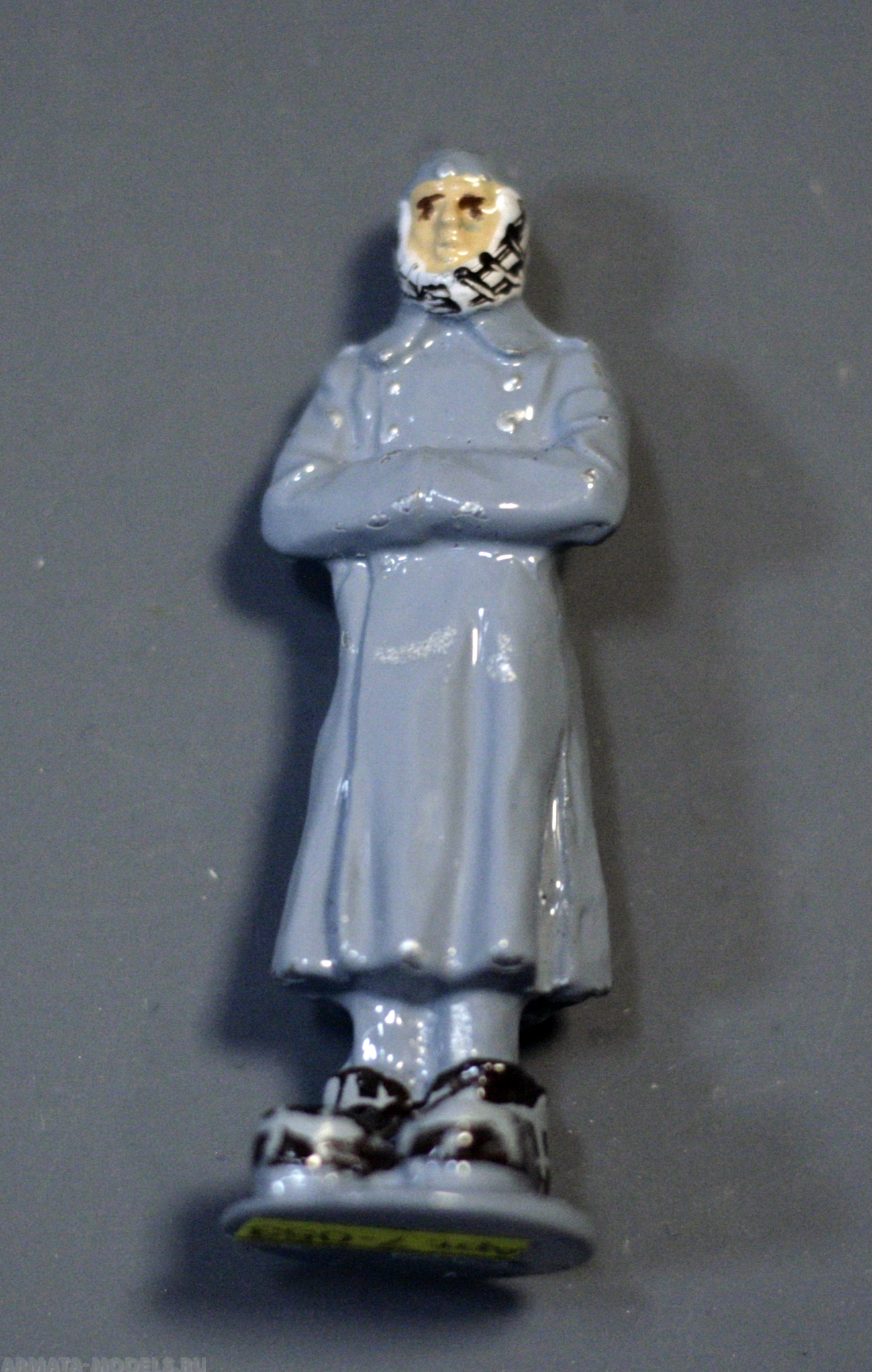 7-053 окрашеная фигура Немецкий пленный. Зима 1943 Солдатики "Ура"