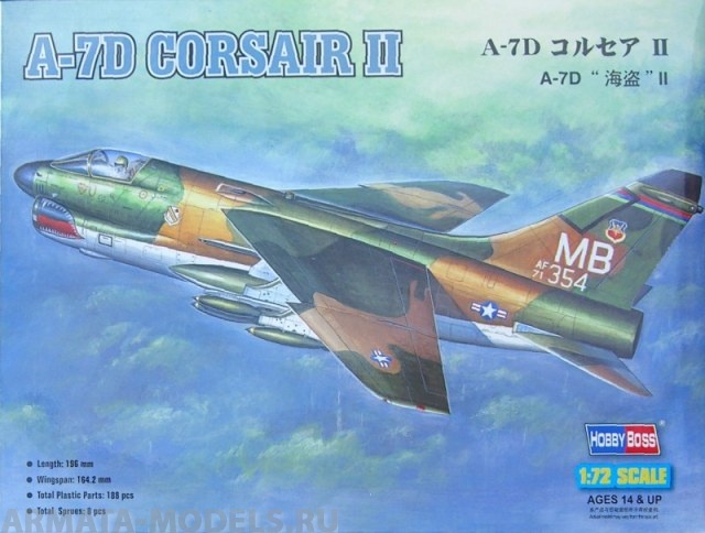 87203 Самолёт A-7D Corsair II Hobby Boss