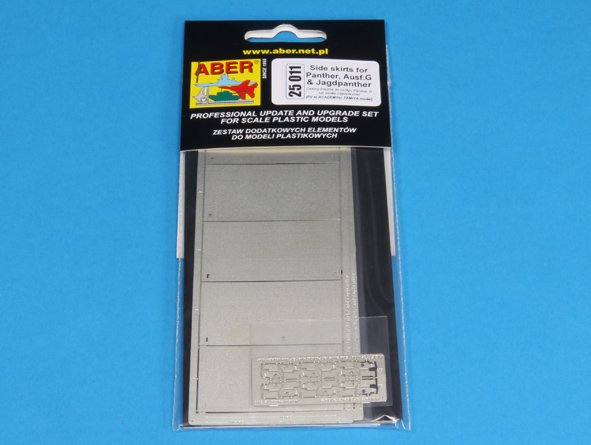 ABR-25 011  Дополнения для  Side skirts for Panther G/Jagdpanther  для Tamiya, Academy 1/25