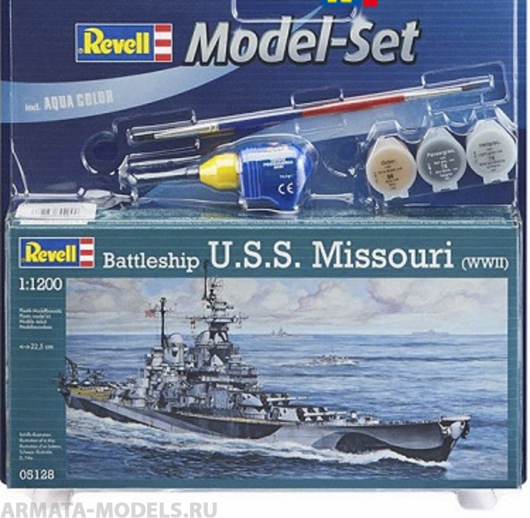 65128 Набор Линкор «Миссури» (ББ-63) Revell