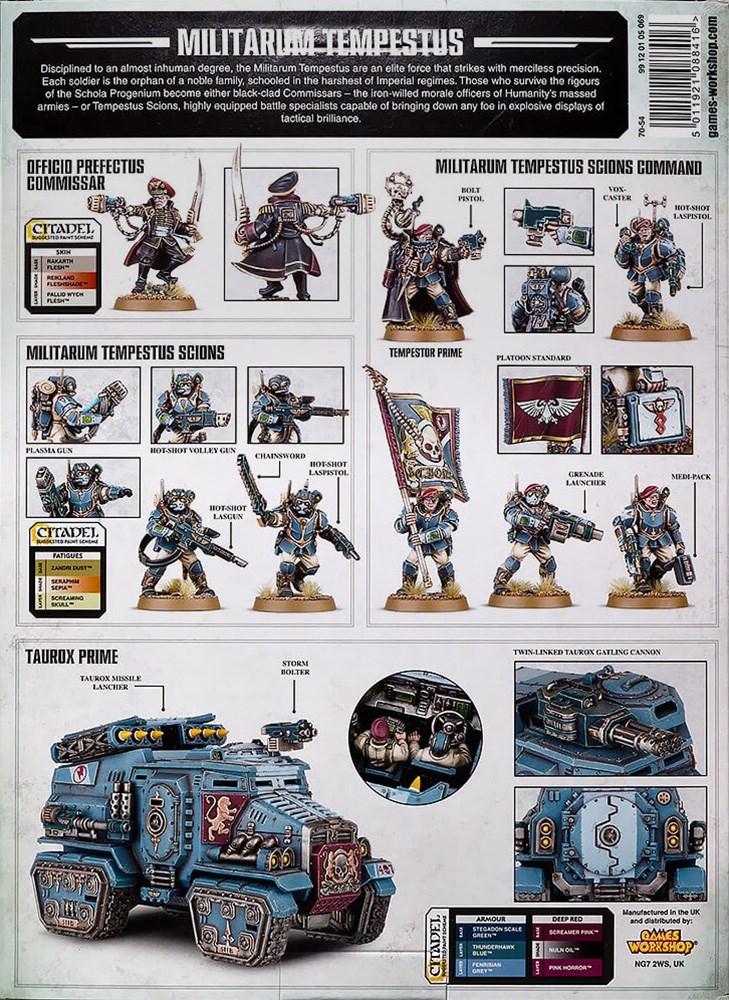 70-54GW Набор Начни собирать! Милитарум Темпестус (Start Collecting! Militarum Tempestus) (новая версия)
