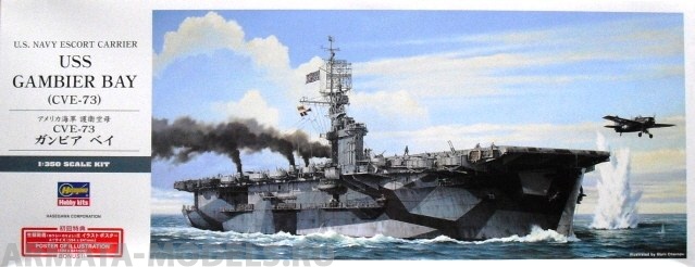 40027 Корабль USS GAMBIER BAY (CVE-73) Hasegawa