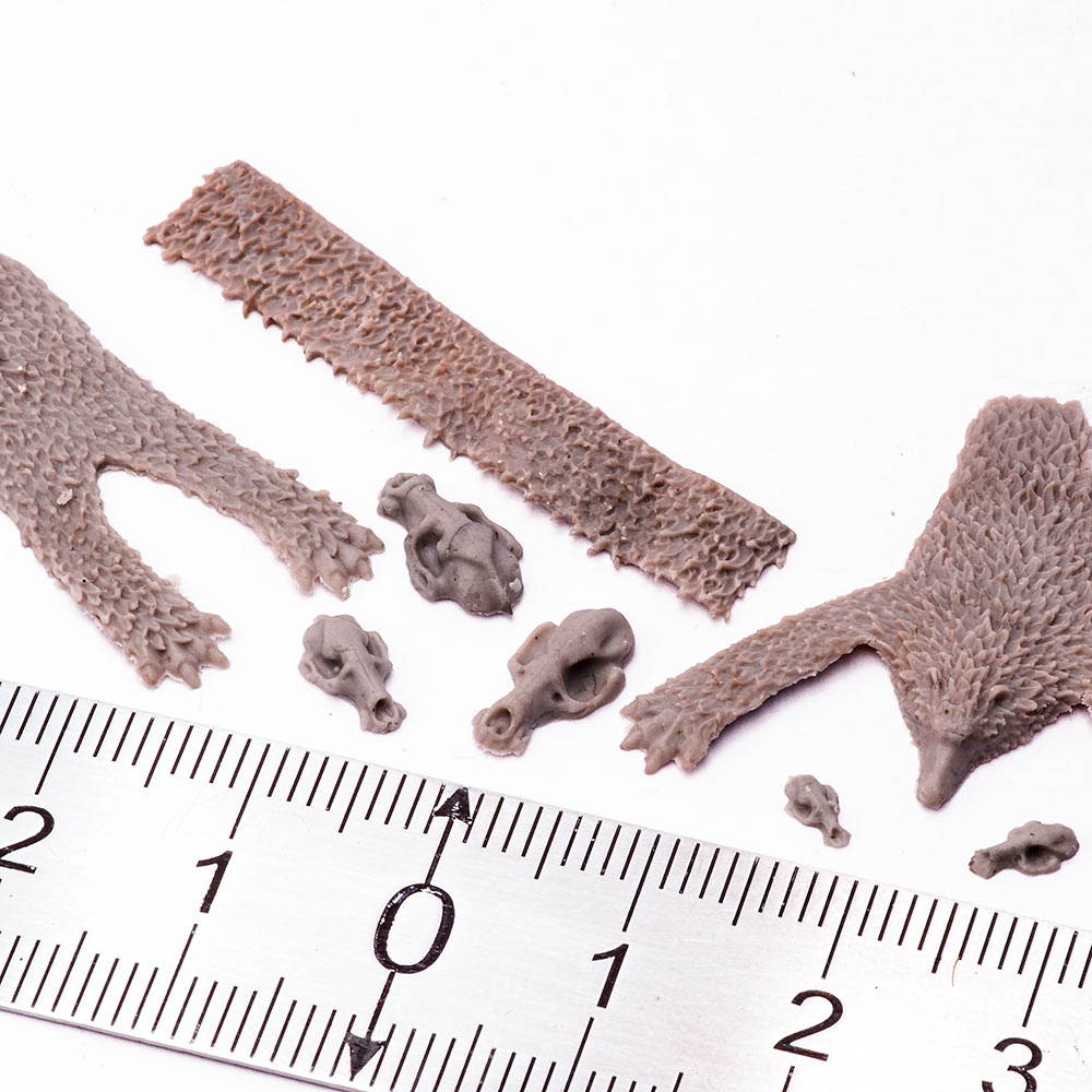 T105MWP Молд Волчьи шкуры и черепа, размер S