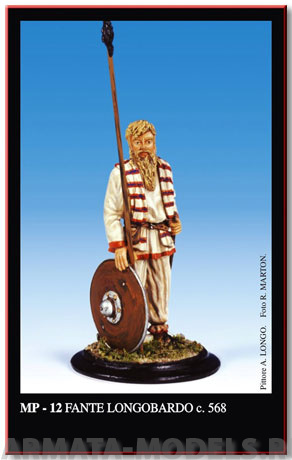 FRIUL-MP-12 Пехотинец лангобард 568 г. Friulmodel