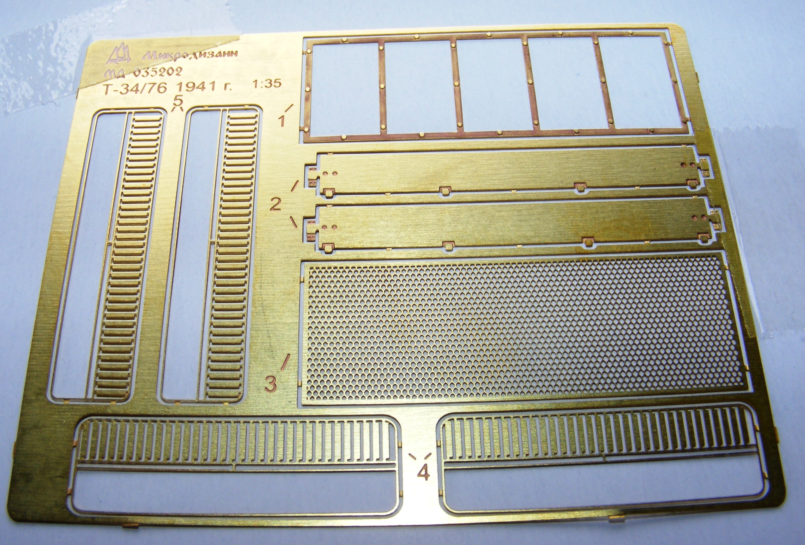 035202 Сетки для Т-34/76 1940-41 г.г. 1/35