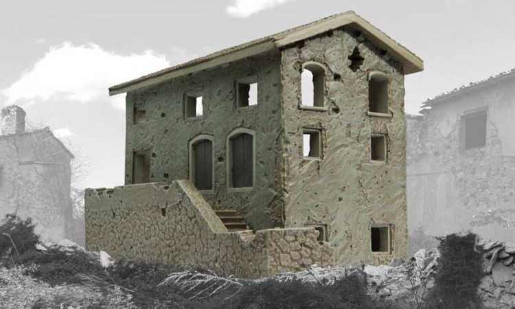 A75013 Сборная модель здания Italian Farmhouse