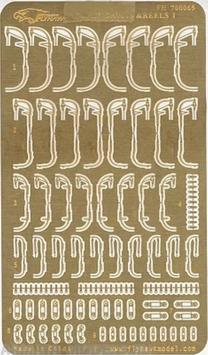 FH700065 Фототравление WWII IJN Davits&Reels