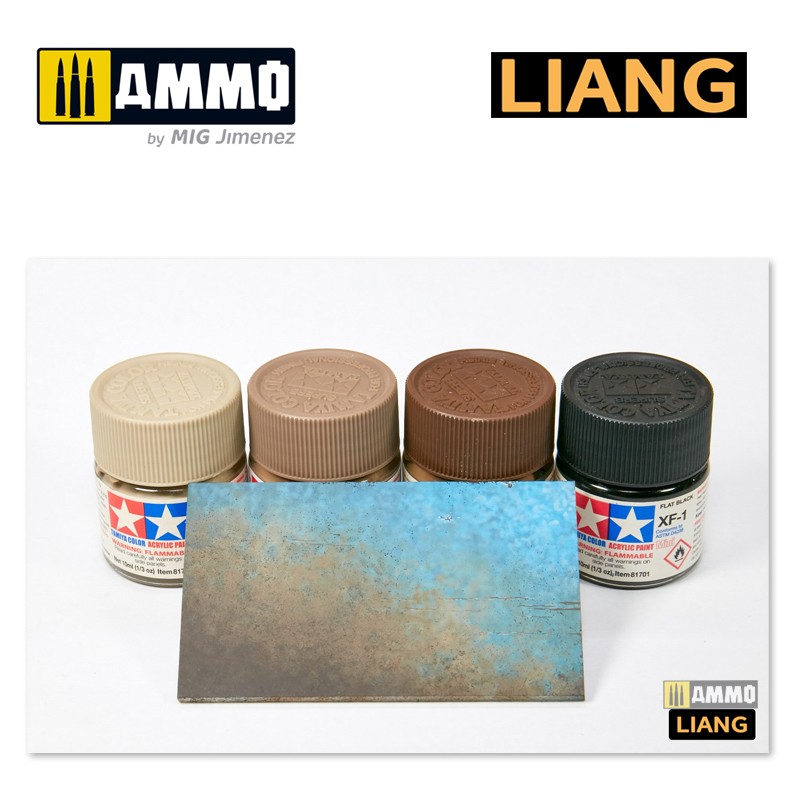 LIANG-0001 Набор трафаретов Weathering Airbursh Stencils