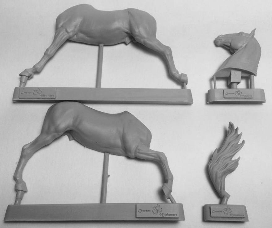 CHM-54147. Животные: Лошадь №6. 54 мм. Материал - смола. Chronos Miniatures