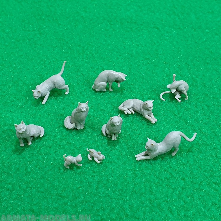 6009 кошки набор 10 шт СВ Модель