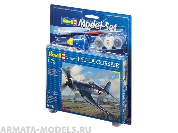 63983 Набор Истребитель-бомбардировщик Vought F4U-1D CORSAIR Revell