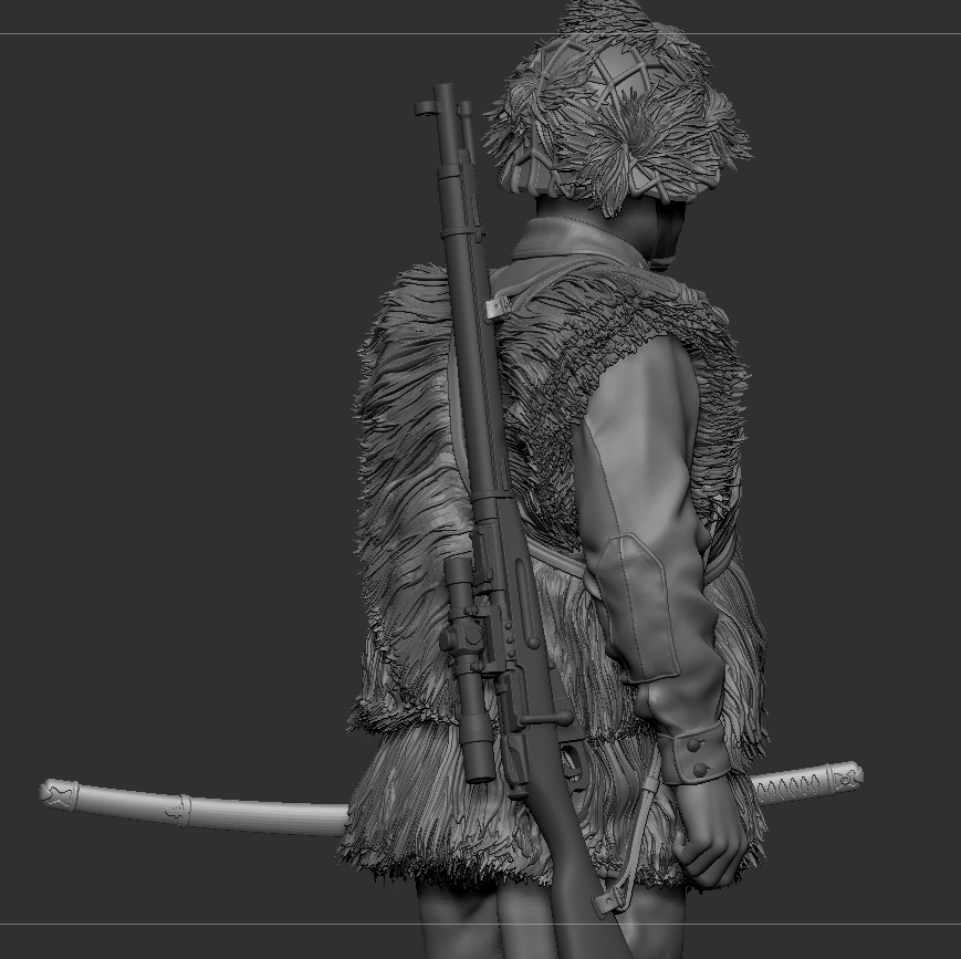 3135SOGA Снайпер РККА с трофеем. Халхин- Гол. 1939г. SOGA Miniatures