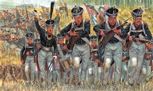 6073 Солдатики Russian Infantry Italeri