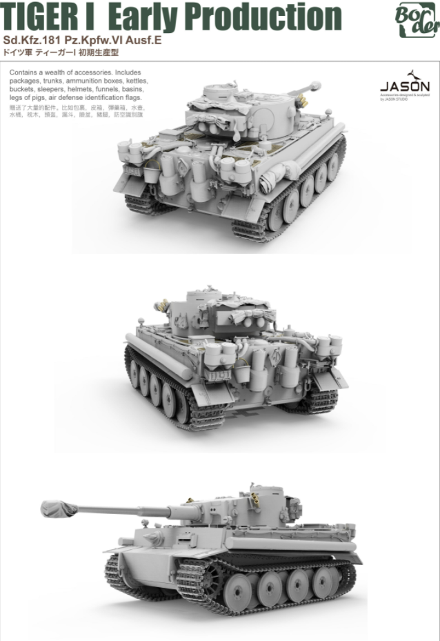 BT010 Tiger I BATTLE OF KURSK BORDER MODELS